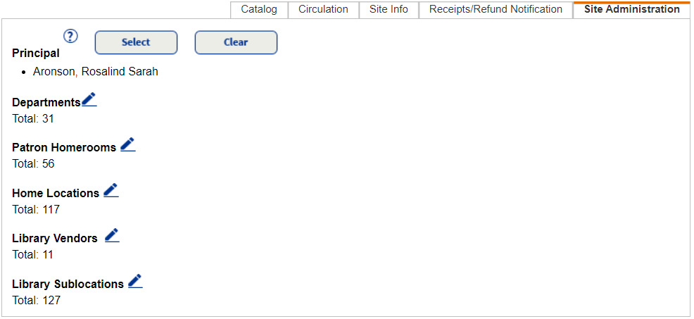 Site Administration sub-tab.